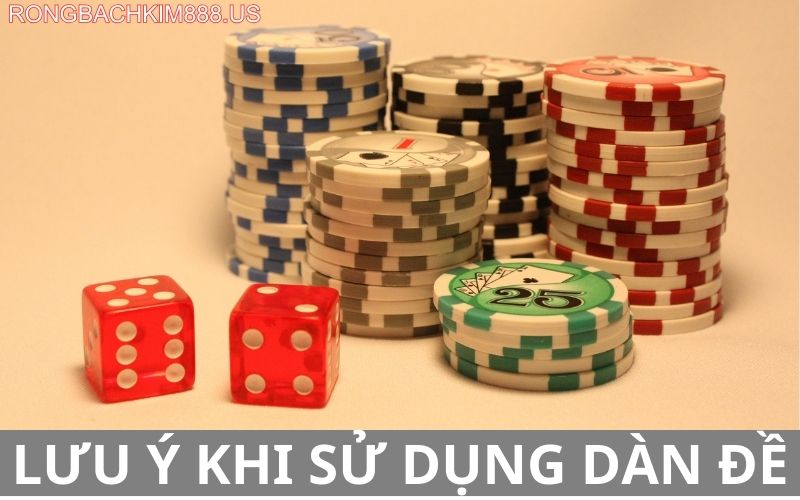 Lưu ý khi sử dụng dàn đề 30 số bất tử